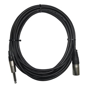 CABLE ASIMETRICO XLR MACHO  JACK MONO MACHO 635mm 4m