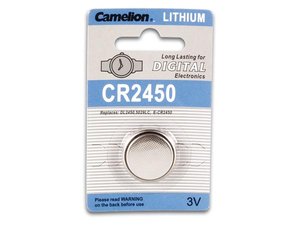 PILA DE BOTON DE LITIO CR 2450 CR2450 30V  560mAh