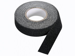 CINTA ADHESIVA ANTIDESLIZANTE COLOR NEGRO 20mm x 5m