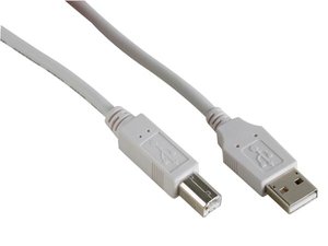 CABLE ALARGADOR EXTENSOR USB 20  MACHO TIPO USB A   MACHO TIPO USB B  1 m