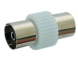 ADAPTADOR CONVERTIDOR DE EMPALME COAXIAL TV HEMBRA  HEMBRA