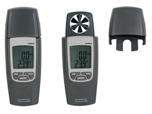 TERMOMETRO ANEMOMETRO TEMPERATURA VIENTO AUTOMATICO LCD  ACCESORIOS MALETIN