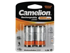 PILAS RECARGABLES NiMh C TENSION 12V CAPACIDAD 3500mAh
