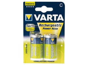 PILAS RECARGABLES NIMH C R14 124V 3000mAh  2 UNIDADES