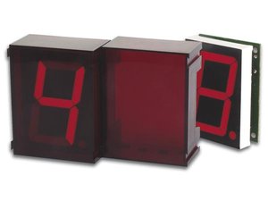 DISPLAY CON 2 DIGITOS MODULARES CON INTERFACE SERIAL