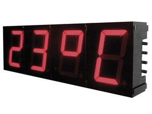 RELOJ DIGITAL 57mm DE 4 DIGITOS DISPLAYS DE 7 SEGMENTOS ALIMENTACION 12 Vac