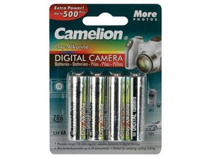 PILA CAMELION OXY ALKALINE 4 X AA 15V CAMARA DIGITAL