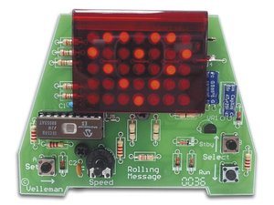 MENSAJE RODANTE SET PARA CAMBIAR CARACTERES TENSION 12V  KIT DE MONTAJE MONTAR