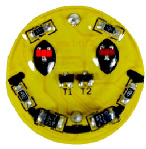 EMOTICONO PORTATIL SMD CARA ANIMADA PILA DE BOTON 3V  KIT DE MONTAJE MONTAR