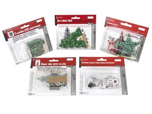 JUEGO DE MINI KITS DE TEMPORADA CON BANDA PORTAKITS  KITS PARA MONTAR