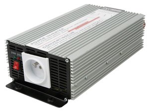 CONVERTIDOR DE TENSION CON TOMA DE TIERRA EN ESPIGA  24VDC  230VAC  1000W