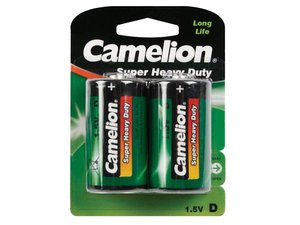 PILA ESTANDAR ZINCCARBON D R20 15V 8000mAh  2 UNIDADES