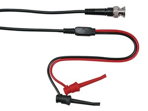 CABLE COAXIAL BNC MACHO  2 MINIPINZAS DE PRUEBA  LONGITUD 1 m