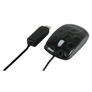 RATON OPTICO CONCENTRADOR USB LECTOR TARJETAS NEGRO