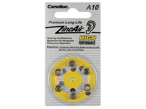 PILA IDEAL PARA AUDIFONO A10 ZINC AIRE A10 14V  6 UNIDADES