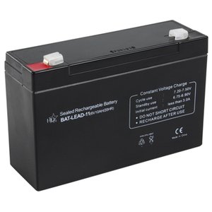 BATERIA DE PLOMO ACIDO 6V 10Ah 151x50x95mm NEGRO