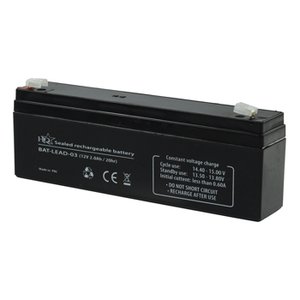 BATERIA ACIDO DE PLOMO 12V 2Ah 178x34x66mm NEGRO