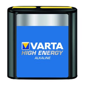 PILA PETACA ALCALINA ALTA ENERGIA 45V LR12 NEGRO