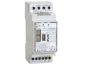 MODULO CONTROLADOR DE PERSIANAS FUNCIONAL MONTAJE RAIL DIN