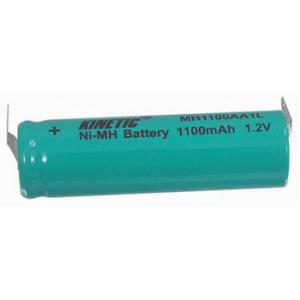 PILA RECARGABLE NIMH 12V 1100mAh TELEFONO INALAMBRICO TERMINALES