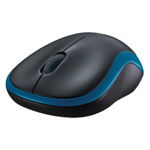 RATON INALAMBRICO WIFI SIN CABLE 24GHz USB AZUL  LOGITECH  M185B