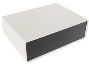 CAJA DE PLASTICO COLOR GRIS IDEAL PARA CIRCUITO IMPRESO  250 x 190 x 80mm