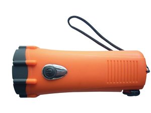 LINTERNA DINAMO CON LEDs CARGADOR MOVIL RESISTENTE AGUA CON CORREA PARA MUECA