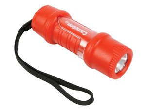 LINTERNA DE GOMA RESISTENTE CON LED BLANCO LUMINOSO 40lm Y CORREA PARA MUECA