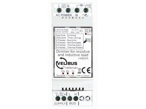 DIMMER PARA SISTEMA VELBUS 1 CANAL 200W CARGA INDUCTIVA  RESISTIVA