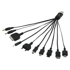 CABLE USB MULTI CARGADOR 10 CONECTORES 5 VDC PARA MOVIL