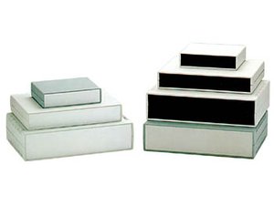 CAJA ABS IGNIFUGA RESISTENTE GRIS  140 x 110 x 35 mm