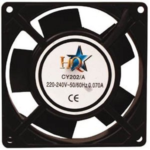 VENTILADOR 230Vca COJINETE LISO 92x92x25mm 2750rpm