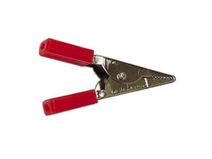 PINZA COCODRILO ESTANDAR 50mm  ROJA 
