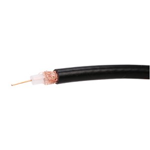 CABLE COAXIAL RG6 75 Ohms  68mm COBRE 1 METRO NEGRO
