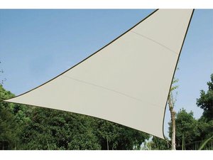 VELA DE SOMBRA TRIANGULAR  36m  COLOR CREMA