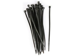 100 x CADENETAS DE NYLON  46 x 120mm  NEGRO