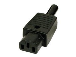 CONECTOR AC HEMBRA  PARA CABLE 10A 