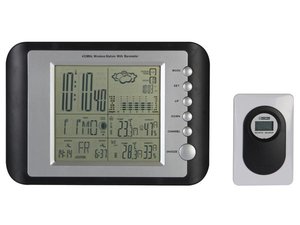 ESTACION METEOROLOGICA INALAMBRICA BAROMETRO RELOJ