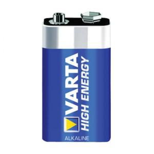 PILA DE 9V MONOBLOCK ALKALINA ALCALINA VARTA PROFESIONAL PARA MICROFONOS 6LR61