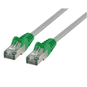 Cable de red cruzado FTP CAT 6 de 100 m grisverde