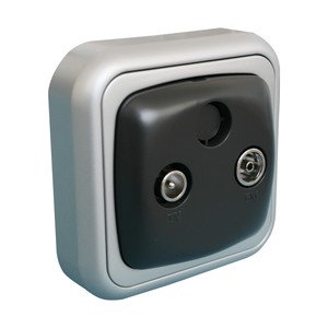 BASE DE ANTENA TV  FM EMPOTRABLE LILLE PLATA  GRIS