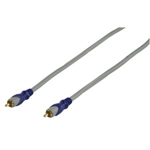 CABLE CALIDAD STANDARBAADO EN ORO  RCA MACHO  RCA MACHO 75 Ohm  250 m