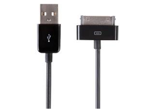 CABLE USB 20 PARA iPOD iPHONE  iPAD DE COLOR NEGRO  1 metro