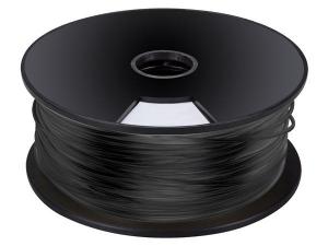 ROLLO FILAMENTO DE PLA PARA IMPRESORA IMPRESION 3D  COLOR NEGRO  3mm  1Kg