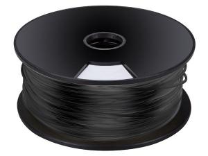 ROLLO FILAMENTO DE ABS PARA IMPRESORA IMPRESION 3D  COLOR NEGRO  3mm  1Kg