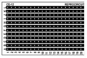 PLACA DE BAQUELITA 1 CARA CIRCUITO IMPRESO DE LINEA COMPLETA 100x160mm