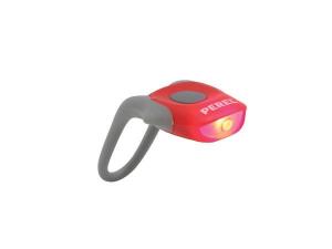 MINI FARO TRASERO DE BICICLETA MUY LUMINOSO 1 LED ROJO CONTINUO O INTERMITENTE