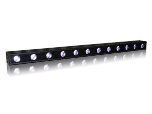 EFECTO WASH POTENTE CON LEDs 12 LEDs TRICOLORES DE 3W CONTROLADOR DMX 47W