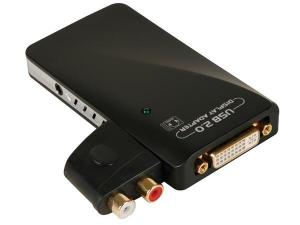 ADAPTADOR CONVERTIDOR PANTALLAS DVI VGA HDMI  USB  DVI 1920x1080  AUDIO