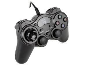 GAMEPAD USB VIBRACION DIGITAL ANALOGO  10 BOTONES  2 STICKS  PAD AUTOFIRE